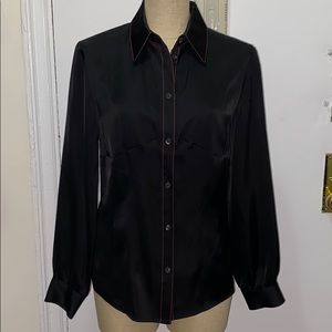 McQ by Alexander McQueen black blouse